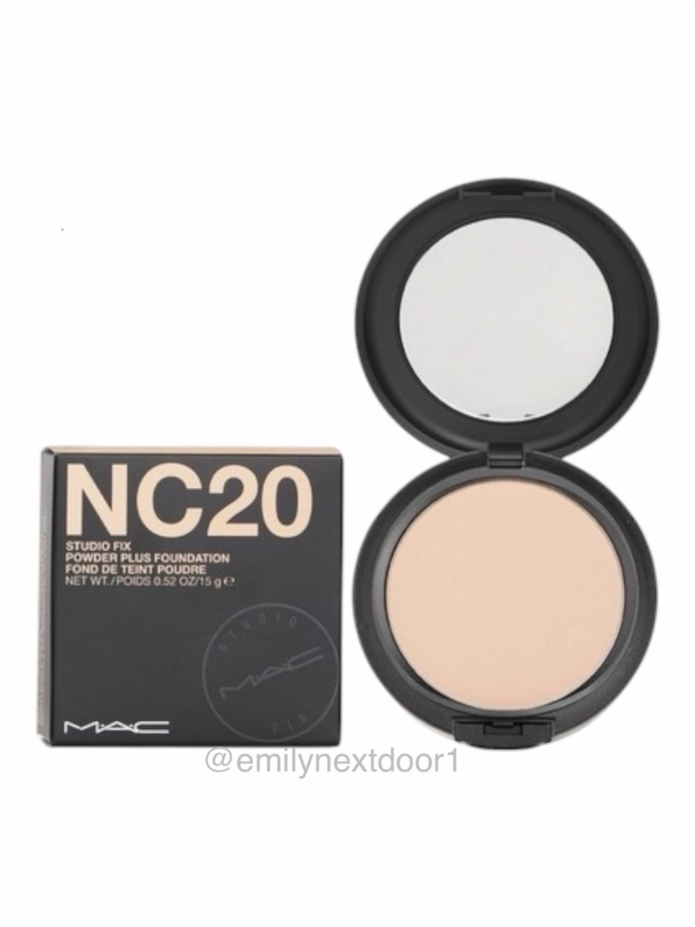 MAC Cosmetics Studio Fix Powder Plus Foundation -NC20- [ORIGINAL FORMULA] NEW
